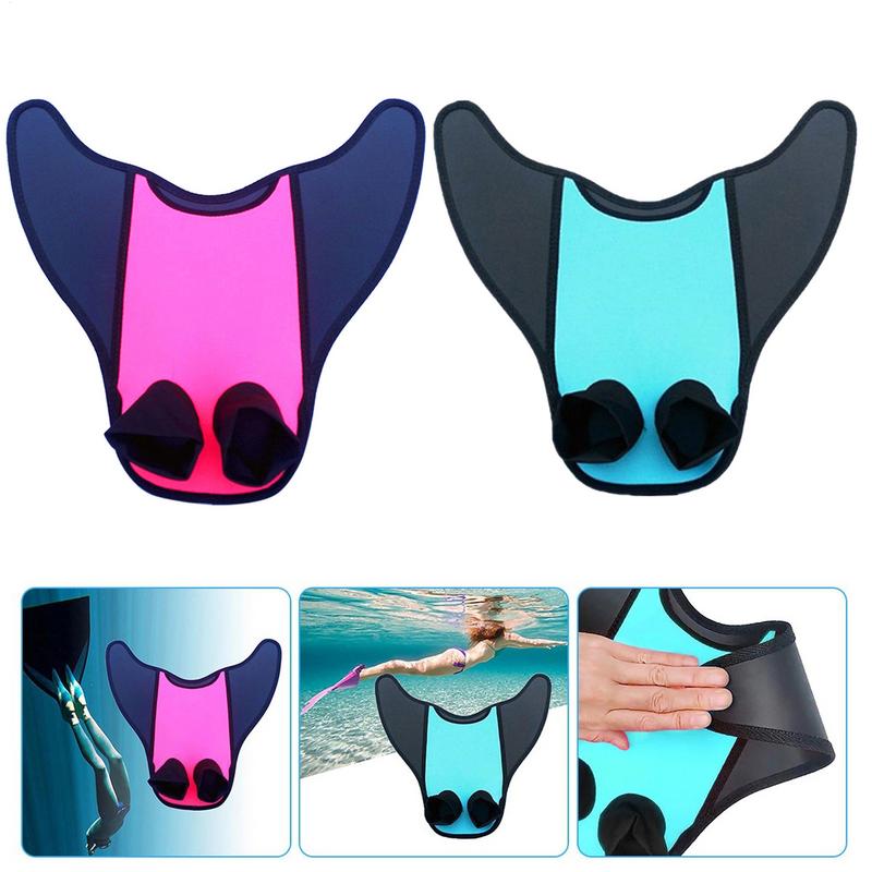 水泳トレーニングダブルフットフィンショートブレード水泳フィン - Fin Diving Blade のレビューと価格